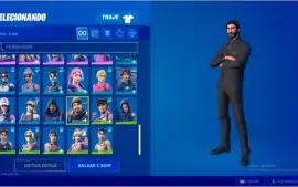 CONTA FORNITE S3 75 SKINS + CEIFADOR + SALVE O MUNDO