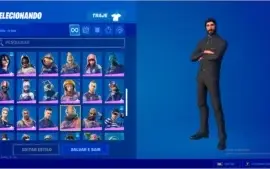 CONTA FORNITE S3 75 SKINS + CEIFADOR + SALVE O MUNDO