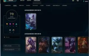 Conta League of Legends MD10