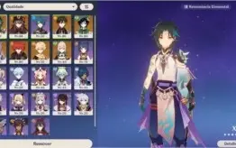 Xiao/HutaoVenti/Zhongli/Diluc/Keqing/Jean + Armas 5*