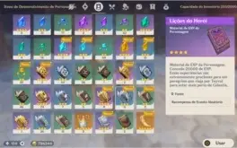 Xiao/HutaoVenti/Zhongli/Diluc/Keqing/Jean + Armas 5*