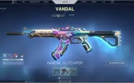 Conta Valorant Vandal glitchpop + Phantom sublime + spectre