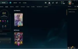 Conta de League of Legends e Valorant