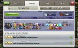 3 contas clash of Clans