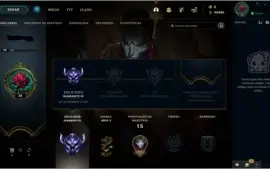 Conta LOL - Diamante IV, 63% de WR