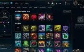 Conta LOL - Diamante IV, 63% de WR