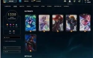 CONTA RARA COM TODAS AS SKINS PRESTÍGIOS 2022 LIMITADA