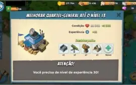 Conta de boom beach (QG 12)