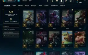 Prata 4 com 55 Champs e 16 Skins