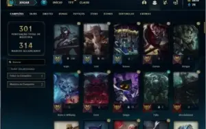 Conta prata 2 com 101 champs e 41 skins ( 2800 RP ) TOP / JG