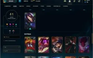 Conta prata 2 com 101 champs e 41 skins ( 2800 RP ) TOP / JG