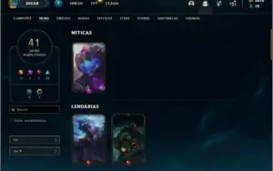 Conta prata 2 com 101 champs e 41 skins ( 2800 RP ) TOP / JG