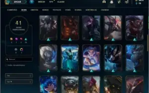 Conta prata 2 com 101 champs e 41 skins ( 2800 RP ) TOP / JG