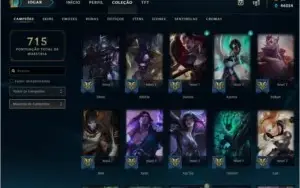Conta LoL, todas skins da loja!! Borda Diamante, Level 437