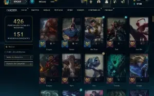 CONTA LOL- LVL 344 - 144 Champions - 103 Skins - FULL ACESSO