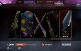 Conta Apex (PC) Herança/Heirloom Wraith - Apex Legends