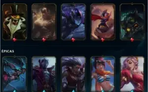 Conta lol 82 skins
