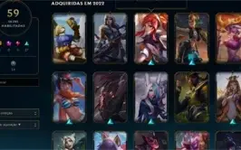 Conta Soloq Gold 4,  com 59, skins, sendo 2 ultimate