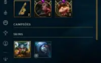 Conta Lol - Level 46 - Esmeralda 4 - 9 Skins - 30 Campeões
