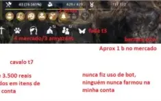 Mago 62-BDO(261+319 = 580GS) +1400 pérolas prontas para usar