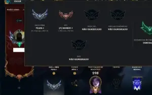 Prata 1 com 100 Champs e 52 Skins +2 Prestigios