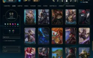 Prata 1 com 100 Champs e 52 Skins +2 Prestigios