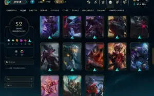 Prata 1 com 100 Champs e 52 Skins +2 Prestigios