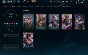 Prata 1 com 100 Champs e 52 Skins +2 Prestigios
