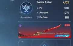 Conta Solo Leveling Nível 6 com 2 personagens e uma arma SSR