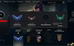 Conta de Lol - Diamante 2 - MMR BOM - 114 REAIS