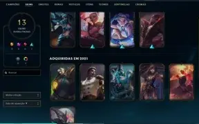 Conta de Lol - Diamante 2 - MMR BOM - 114 REAIS