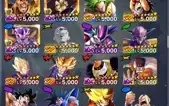 Conta do db legends nível 278 , com 30 lfs é 1000 cristais