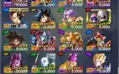 Conta do db legends nível 278 , com 30 lfs é 1000 cristais
