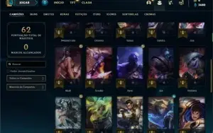 Conta diamante 4 com 37 Champs e 6 Skins ( 65 PDL )