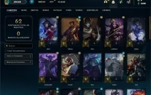 Conta diamante 4 com 37 Champs e 6 Skins ( 65 PDL )