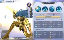 Conta Saint Seiya Iniciante.