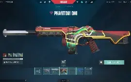 Conta valorant com varias skins card beta e imortal S1