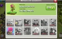 Conta clash cv12 quase de graça