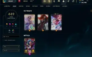 Bronze 3 com TODOS os champs e 449 Skins
