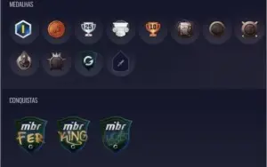 GC Level 20 / Medalha 8 anos de Serviço
