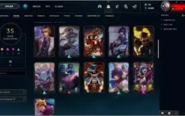 Conta League of Legends (Level 83- Sem rank)