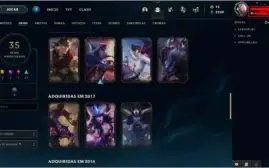 Conta League of Legends (Level 83- Sem rank)