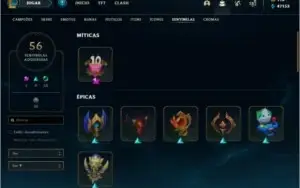 Conta Gold3 570 skins
