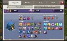 Conta Clash Of Clans Cv 12 Quase Full