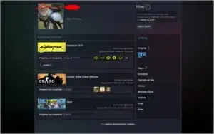 Conta steam Cyberpunk 2077