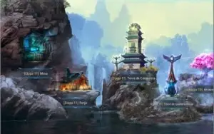 Conta MIR4 NV 75 (EM GUILD DOMINANTE) 4 ESPIRITOS EPICOS