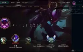 CONTA DIAMANTE 5, 43 CAMPEÕES, 19 SKINS