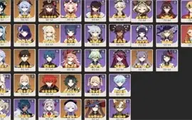 CONTA GENSHIN AR58✨13 LENDÁRIOS⭐HOMA, HARAN, CORTADORA E+