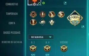 Conta Farlight 84 Smurf - Rank Ás - Level 50-100