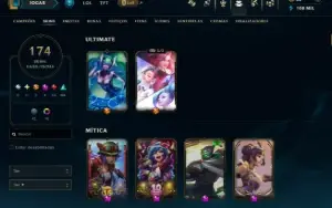 Conta Lol Ouro Iii - 174 Skins